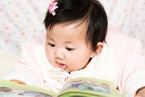 baby reading