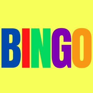 bingo on yellow background
