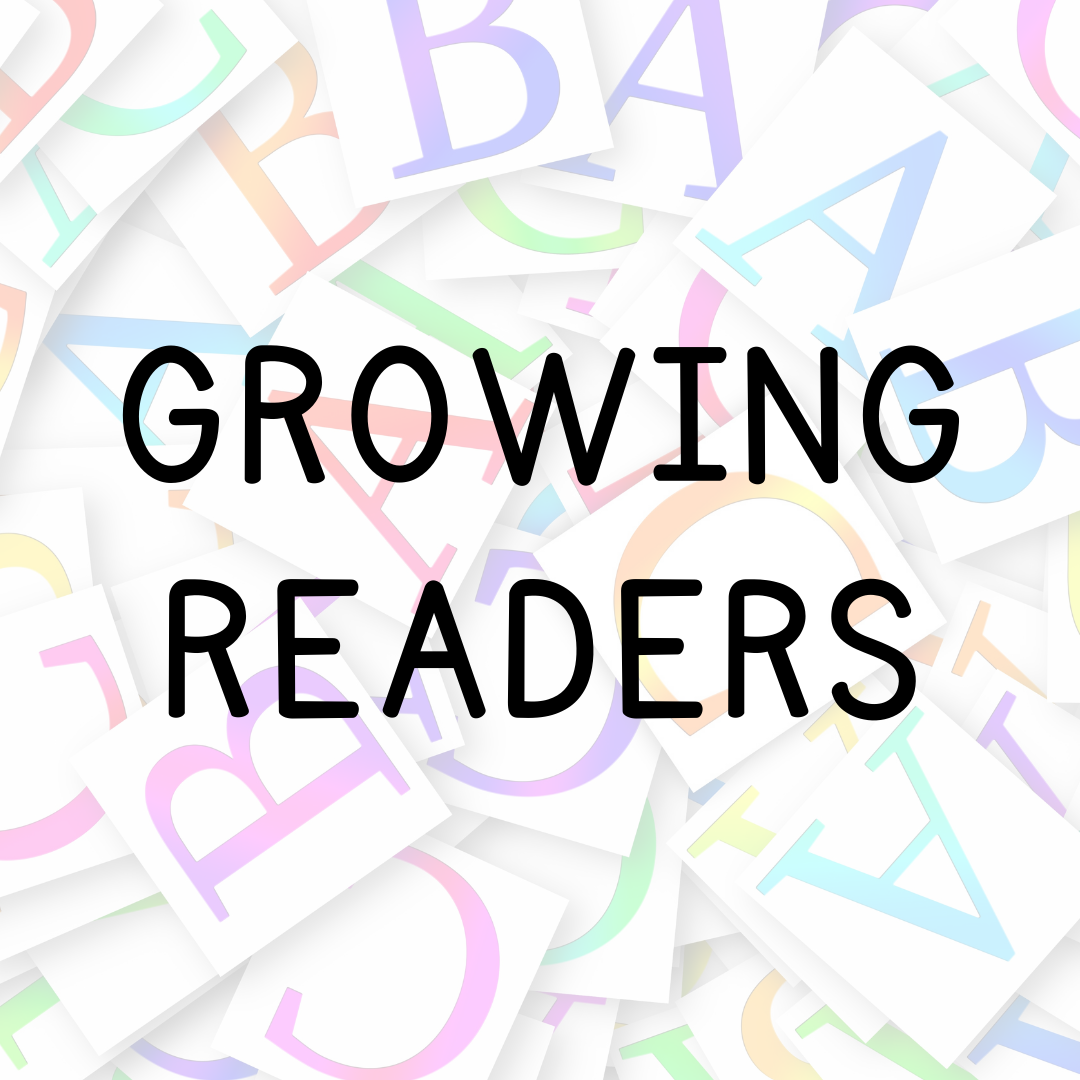 alphabet background growing readers